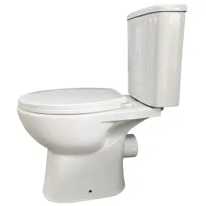 КОМПАКТ PRIMA B нижн., гориз безобідковий з поліпропіленовим сидінням SOFT-CLOSE CT-PHB-PP №6