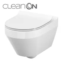 CET Cersanit В216 CREA CLEAN ON OVAL підвісний з кришкою дюропласт ліфт SLIM PL