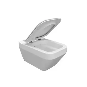 CET Cersanit В217 CREA CLEAN ON SQUARE підвісний з кришкою дюропласт ліфт SLIM PL №2