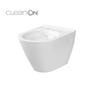 CET Cersanit 743 CITY OVAL CLEAN ON підвісний з кришкою SLIM дюропласт ліфт №2