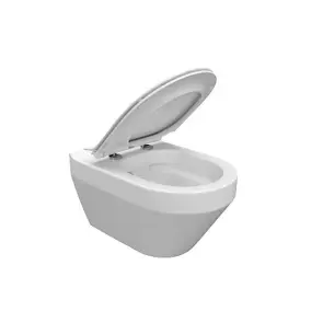 CET Cersanit В216 CREA CLEAN ON OVAL підвісний з кришкою дюропласт ліфт SLIM PL №5