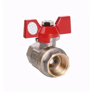 Кран шаровый прямой SOLOMON 1/2″ ВВ КБ PN40 B1007 №1