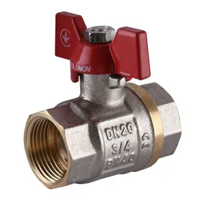 Кран шаровый прямой SOLOMON 3/4″ ВВ КБ PN40 B1007 №1