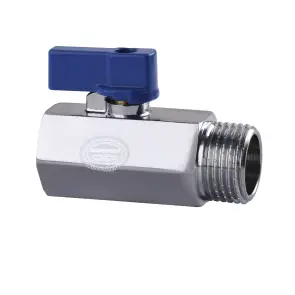 Кран шаровый мини SOLOMON 1/2″ НВ NV-3025 (2шт. в упак.) №1