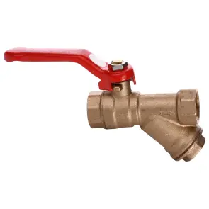 Кран кульовий з фільтром для водоміра SOLOMON 1/2″ 8031 №1