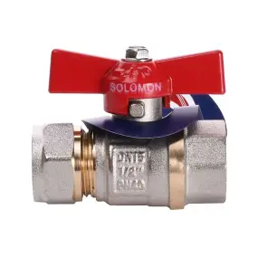 Кран шаровый SOLOMON 16х1/2″ 1184 внутр. резьба №2
