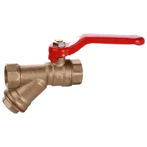Кран кульовий з фільтром для водоміра SOLOMON 1/2″ 8031 №3
