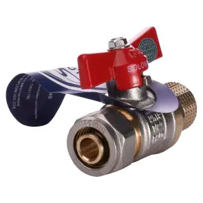 Кран шаровый SOLOMON 16х1/2″ B1183 наружная резьба №1
