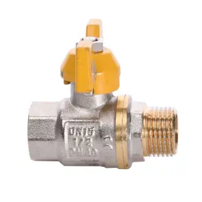 Кран кульовий прямий SOLOMON 1/2″ ЗВ ЖБ PN40 B1008 №2