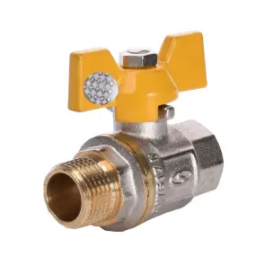 Кран кульовий прямий SOLOMON 1/2″ ЗВ ЖБ PN40 B1008 №3