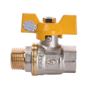 Кран кульовий прямий SOLOMON 1/2″ ЗВ ЖБ PN40 B1008 №4