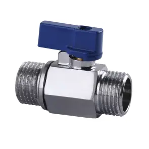 Кран шаровый мини SOLOMON 1/2″ НН NV-3161 (2шт. в упак.) №1