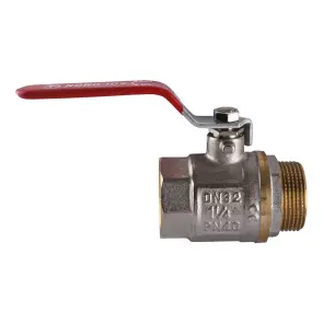 Кран шаровый прямой SOLOMON 1 1/4″ НВ КР PN40 В1002FM №1