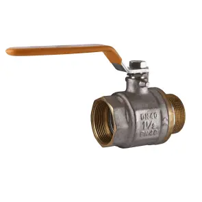 Кран шаровый прямой SOLOMON 1 1/2″ НВ ЖР PN40 В1002FM №1