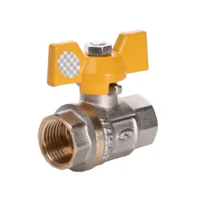 Кран шаровый прямой SOLOMON 1/2″ ВВ ЖБ PN40 B1007 №1