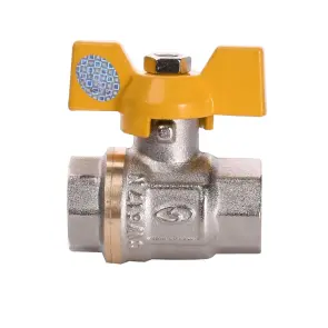 Кран шаровый прямой SOLOMON 1/2″ ВВ ЖБ PN40 B1007 №3