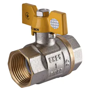 Кран шаровый прямой SOLOMON 1″ ВВ ЖБ PN40 В1007 №1