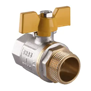 Кран шаровый прямой SOLOMON 1″ НВ ЖБ PN40 В1008 №1