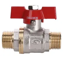 Кран шаровый прямой SOLOMON 1/2″ НН КБ PN40 B1420
