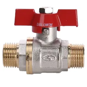 Кран шаровый прямой SOLOMON 1/2″ НН КБ PN40 B1420 №1