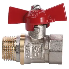 Кран кульовий прямий WATER VALVE 1/2″ ЗВ КБ NV-V Q002 №3
