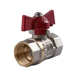 Кран шаровый прямой WATER VALVE 3/4″ ВВ КБ NV-V Q001 №1
