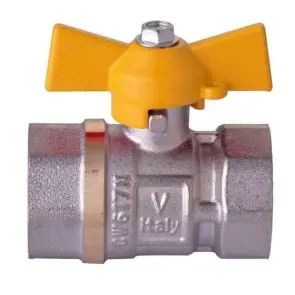 Кран шаровый прямой WATER VALVE 3/4″ ВВ ЖБ NV Q001 №1