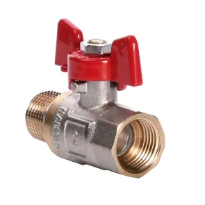 Кран шаровый прямой Q PROFESSIONAL 1/2″ НВ КБ PN40 QP152 №3