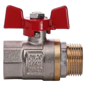 Кран шаровый прямой Q PROFESSIONAL 3/4″ НВ КБ PN40 QP152 №3
