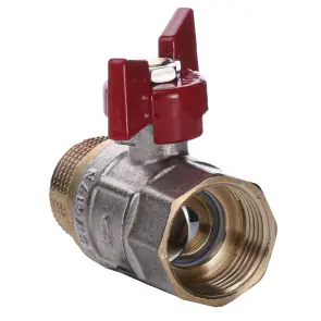 Кран кульовий прямий Q PROFESSIONAL 1″ ЗВ КБ PN40 QP152 №1