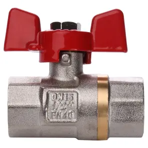 Кран кульовий прямий Q PROFESSIONAL 1/2″ ВВ КБ PN40 QP151 №3