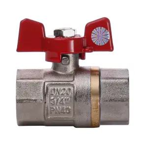 Кран кульовий прямий Q PROFESSIONAL 3/4″ ВВ КБ PN40 QP151 №1