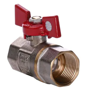 Кран кульовий прямий Q PROFESSIONAL 1″ ВВ КБ PN40 QP151 №1