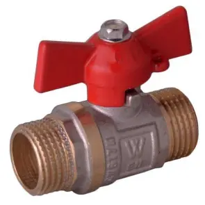 Кран кульовий прямий WATER VALVE 1/2″ ЗЗ КБ NV-V Q022 №1