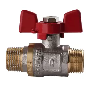 Кран шаровый прямой Q PROFESSIONAL 1/2″ НН КБ PN40 QP153 №2