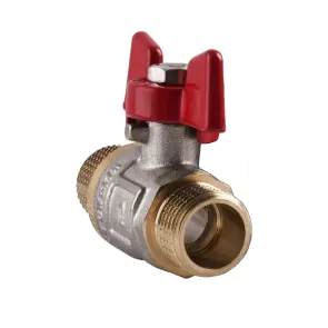 Кран шаровый прямой Q PROFESSIONAL 1/2″ НН КБ PN40 QP153 №3