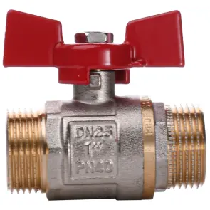 Кран кульовий прямий Q PROFESSIONAL 1″ ЗЗ КБ PN40 Q153 №1