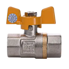 Кран шаровый прямой Q PROFESSIONAL 1/2″ ВВ ЖБ PN40 QP151 №1