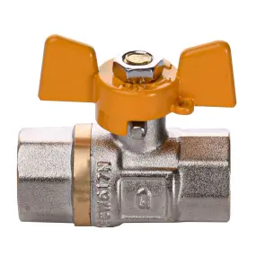 Кран шаровый прямой Q PROFESSIONAL 1/2″ ВВ ЖБ PN40 QP151 №2