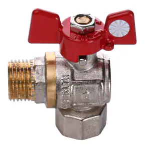 Кран кульовий Q PROFESSIONAL 1/2″ нв КБ кутовий Q154 PN40 №2