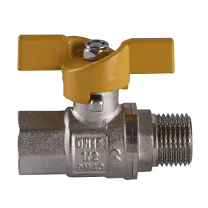 Кран кульовий прямий SELBA 1/2″ ЗВ ЖБ SL1508 №1
