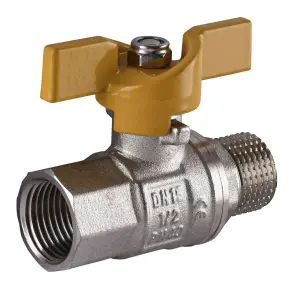 Кран кульовий прямий SELBA 1/2″ ЗВ ЖБ SL1508 №2