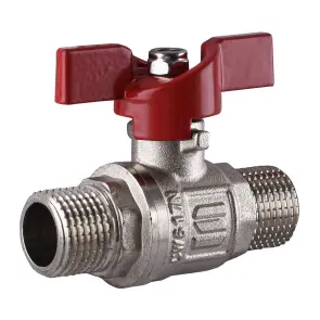 Кран шаровый прямой SELBA 1/2″ НН КБ SL1503 №1