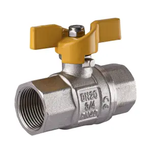 Кран шаровый прямой SELBA 3/4″ ВВ ЖБ SL1507 №2