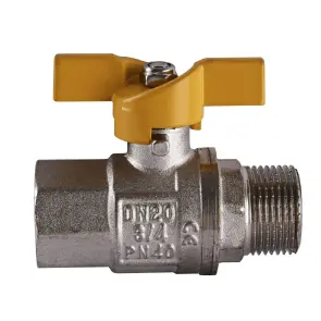 Кран кульовий прямий SELBA 3/4″ ЗВ ЖБ SL1508 №2