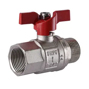 Кран шаровый прямой SELBA 1″ НВ КБ SL1508 №1