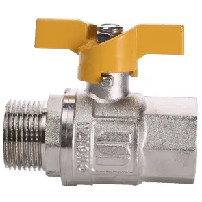 Кран шаровый прямой SELBA 1″ НВ ЖБ SL1508 №1