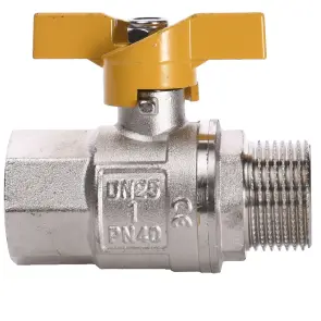 Кран шаровый прямой SELBA 1″ НВ ЖБ SL1508 №2