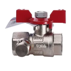 Кран кульовий повнопрохідний ARCO VA30 1/2″ 152203 (752203) з краном Маевського №1