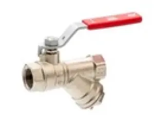 Кран кульовий з фільтром ″ARCO Sena″ 1″ вн./вн. 152305 (Ручка) №1